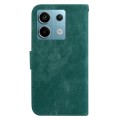 For Xiaomi Redmi Note 13 Pro 5G Little Tiger Embossed Leather Phone Case(Green)