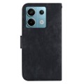 For Xiaomi Redmi Note 13 Pro 5G Little Tiger Embossed Leather Phone Case(Black)
