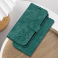 For Xiaomi Redmi Note 13R Pro Little Tiger Embossed Leather Phone Case(Green)