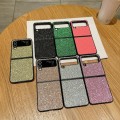 For Samsung Galaxy Z Flip Gradient Color Glitter Shockproof Protective Phone Case(Rose Gold)