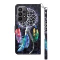 For Samsung Galaxy A25 5G 3D Painted Leather Phone Case(Colorful Dreamcatcher)
