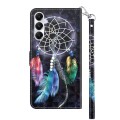For Samsung Galaxy A05s 3D Painted Leather Phone Case(Colorful Dreamcatcher)
