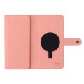 For iPhone 13 Pro Max ViLi GHB Series MagSafe Magnetic Zipper Leather Phone Case(Pink)