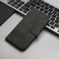 For Samsung Galaxy A35 Cubic Skin Feel Flip Leather Phone Case(Black)