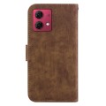 For Motorola Moto G84 Little Tiger Embossed Leather Phone Case(Brown)