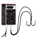 For Google Pixel 8 Pro Electroplating Dual-side IMD Phone Case with Lanyard(Equation)