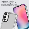 For Samsung Galaxy A24 4G Transparent Acrylic + TPU Shockproof Phone Case(Transparent)
