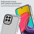 For Samsung Galaxy M53 Transparent Acrylic + TPU Shockproof Phone Case(Transparent Black)