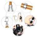 For Samsung Galaxy S23 FE 5G Electroplating Dual-side IMD Phone Case with Lanyard(Lucky Dog)