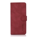 For Motorola Moto G04 / G24 KHAZNEH Matte Texture Leather Phone Case(Red)