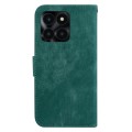 For Honor X6a Little Tiger Embossed Leather Phone Case(Green)