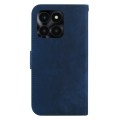 For Honor X6a Little Tiger Embossed Leather Phone Case(Dark Blue)