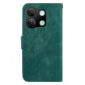 For Tecno Pova 5 Pro Little Tiger Embossed Leather Phone Case(Green)