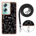 For OPPO A79 5G Global Electroplating Dual-side IMD Phone Case with Lanyard(Equation)