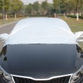 Car Half-cover Car Clothing Sunscreen Heat Insulation Sun Nisor, Aluminum Foil Size: 3.91.71.5m