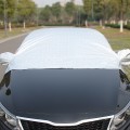 Car Half-cover Car Clothing Sunscreen Heat Insulation Sun Nisor, Aluminum Foil Size: 4.7x1.8x1.8m