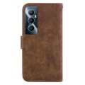 For Realme C65 4G Little Tiger Embossed Leather Phone Case(Brown)