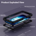 For Samsung Galaxy A25 5G RedPepper IP68 Life Waterproof Phone Case(Black)