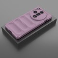 For OPPO Find X7 5G Magic Shield TPU + Flannel Phone Case(Purple)