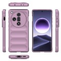 For OPPO Find X7 5G Magic Shield TPU + Flannel Phone Case(Purple)