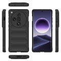 For OPPO Find X7 5G Magic Shield TPU + Flannel Phone Case(Black)