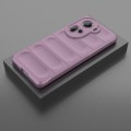 For OPPO Reno11 5G Global Magic Shield TPU + Flannel Phone Case(Purple)