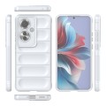 For OPPO Reno11 F 5G Global Magic Shield TPU + Flannel Phone Case(White)