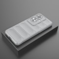 For OPPO Reno11 F 5G Global Magic Shield TPU + Flannel Phone Case(Grey)