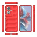 For OPPO Reno11 F 5G Global Magic Shield TPU + Flannel Phone Case(Red)