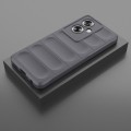 For OPPO A79 5G Global Magic Shield TPU + Flannel Phone Case(Dark Grey)