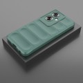For OPPO A79 5G Global Magic Shield TPU + Flannel Phone Case(Dark Green)
