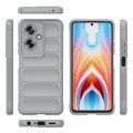 For OPPO A79 5G Global Magic Shield TPU + Flannel Phone Case(Grey)