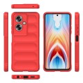 For OPPO A79 5G Global Magic Shield TPU + Flannel Phone Case(Red)