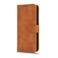 For Xiaomi Redmi Note 13 Pro+ 5G Skin Feel Magnetic Flip Leather Phone Case(Brown)