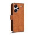 For Xiaomi Redmi Note 13 Pro+ 5G Skin Feel Magnetic Flip Leather Phone Case(Brown)