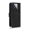 For Xiaomi 14 Skin Feel Magnetic Flip Leather Phone Case(Black)