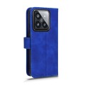 For Xiaomi 14 Skin Feel Magnetic Flip Leather Phone Case(Blue)