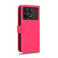 For Xiaomi Redmi K70 / K70 Pro Skin Feel Magnetic Flip Leather Phone Case(Rose Red)