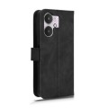 For Xiaomi Redmi 13C 5G Skin Feel Magnetic Flip Leather Phone Case(Black)
