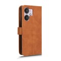 For Xiaomi Redmi 13C 5G Skin Feel Magnetic Flip Leather Phone Case(Brown)