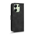 For Xiaomi Redmi Note 13 4G Skin Feel Magnetic Flip Leather Phone Case(Black)