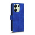 For Xiaomi Redmi Note 13 4G Skin Feel Magnetic Flip Leather Phone Case(Blue)
