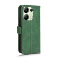 For Xiaomi Redmi Note 13 4G Skin Feel Magnetic Flip Leather Phone Case(Green)