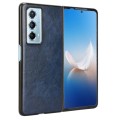 For Honor Magic Vs2 Litchi Texture Back Cover Phone Case(Blue)