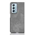 For Honor Magic Vs2 Litchi Texture Back Cover Phone Case(Grey)