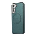 For Samsung Galaxy S23+ 5G Side Leather Magsafe Phone Case(Green)
