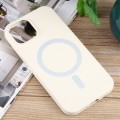 For iPhone 12 MagSafe Liquid Silicone Phone Case(White)