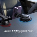 JOYROOM JR-ZS366-W 2 in 1 Dashboard Air Vent Magnetic Car Phone Mount Kit(Black)