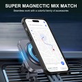 For iPhone 14 Pro Max MagSafe Magnetic Phone Case(Black)