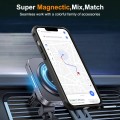 For iPhone 14 Plus MagSafe Magnetic Phone Case(Black)